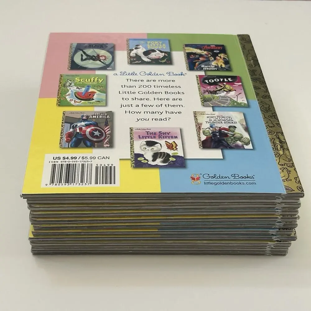 Marvel Avengers Little Golden Book Lot 11 Dr Strange Spider Man Cap America….